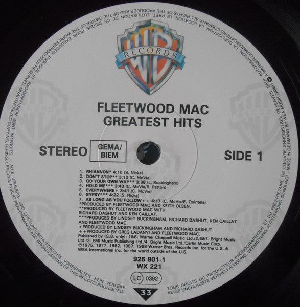 Fleetwood Mac – Greatest Hits