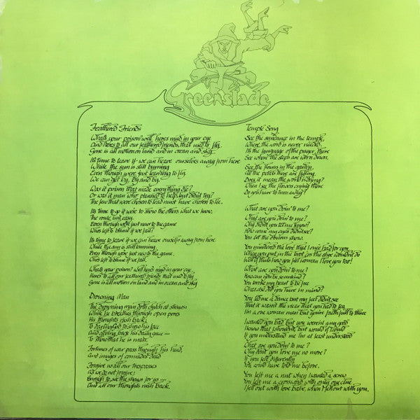 Greenslade – Greenslade  ,  Gatefold , 1 press germany