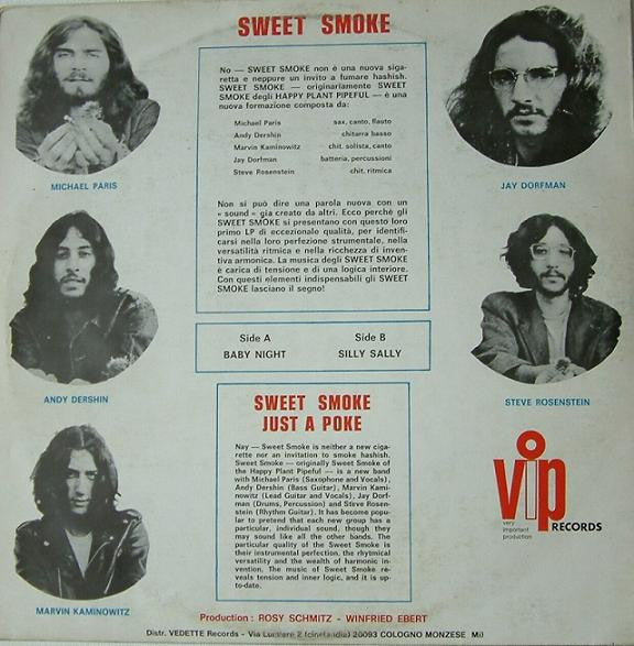Sweet Smoke ‎– Baby Night - Silly Sally