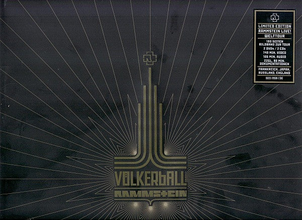 Rammstein – Völkerball  , 2CD + 2 DVD , Limited Edition, Numbered 6375 , 190 page Booklet