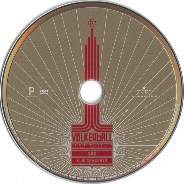 Rammstein – Völkerball  , 2CD + 2 DVD , Limited Edition, Numbered 6375 , 190 page Booklet