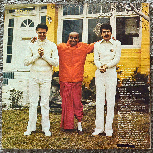 Carlos Santana & Mahavishnu John McLaughlin* ‎– Love Devotion Surrender   ,  Gatefold