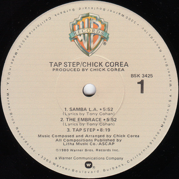 Chick Corea – Tap Step, 1st Press