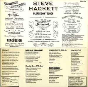 Steve Hackett ‎– Please Don't Touch!
