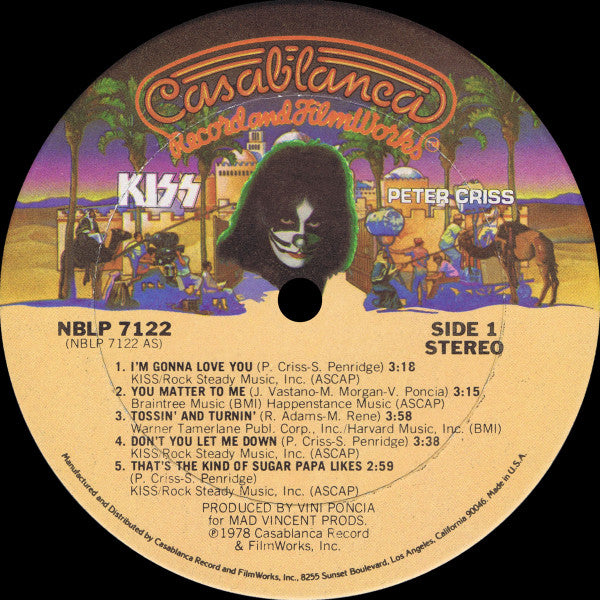 Kiss, Peter Criss ‎– Peter Criss