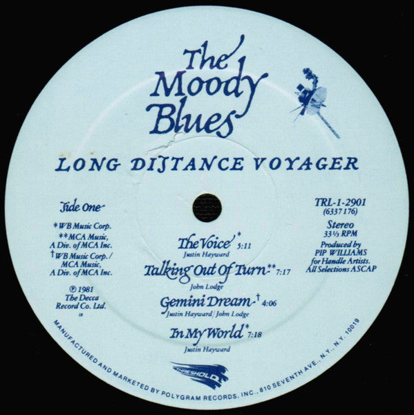 The Moody Blues – Long Distance Voyager     , Gatefold