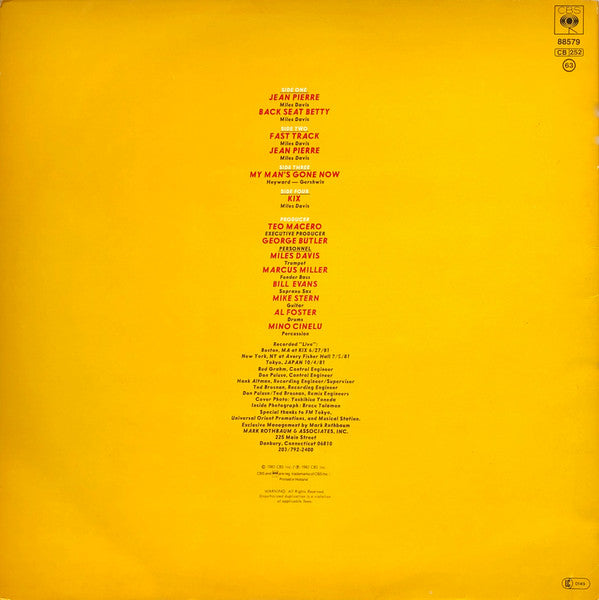 Miles Davis – We Want Miles, 2xLP, Gatefold