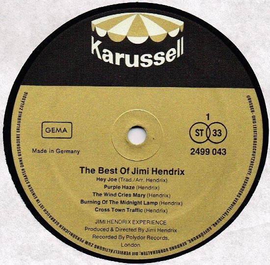 Jimi Hendrix – The Best Of Jimi Hendrix