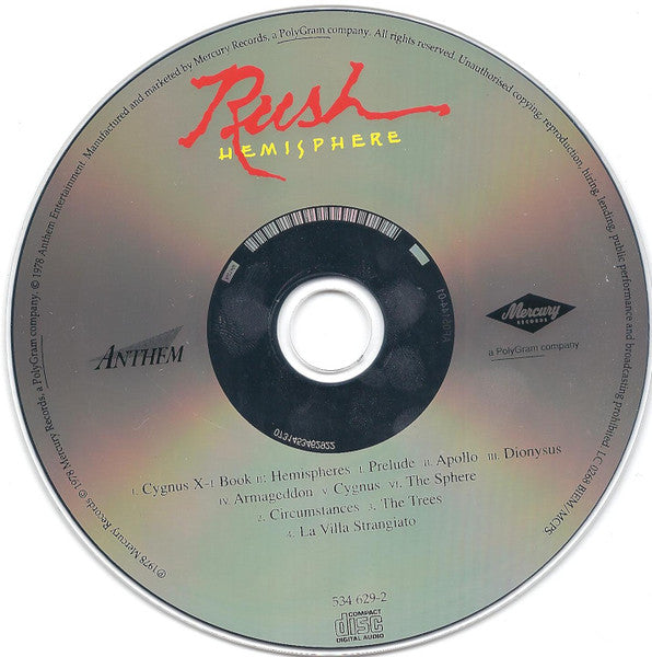 Rush – Hemispheres