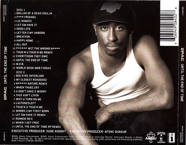 2Pac – Until The End Of Time  ,  2 CD