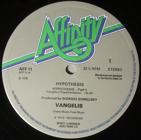Vangelis – Hypothesis