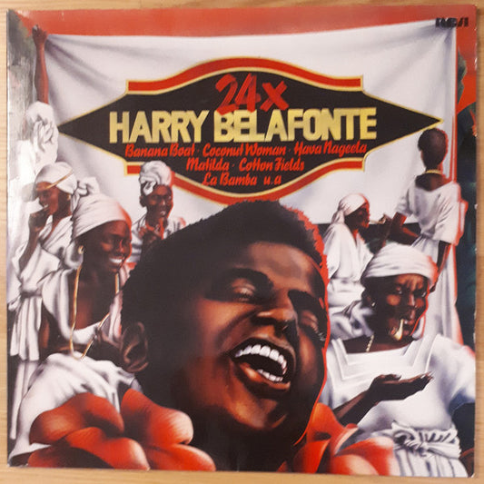 Harry Belafonte – 24x Harry Belafonte    ,  2 LP , Gatefold