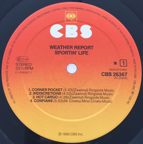 Weather Report – Sportin' Life