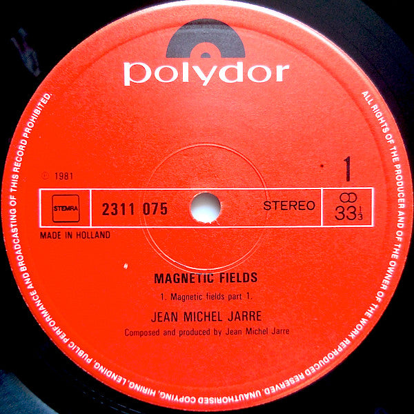 Jean-Michel Jarre ‎– Magnetic Fields