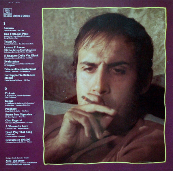 Adriano Celentano – The Best Of Adriano Celentano, Club Edition