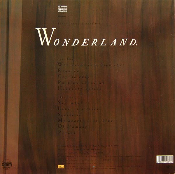 Erasure ‎– Wonderland