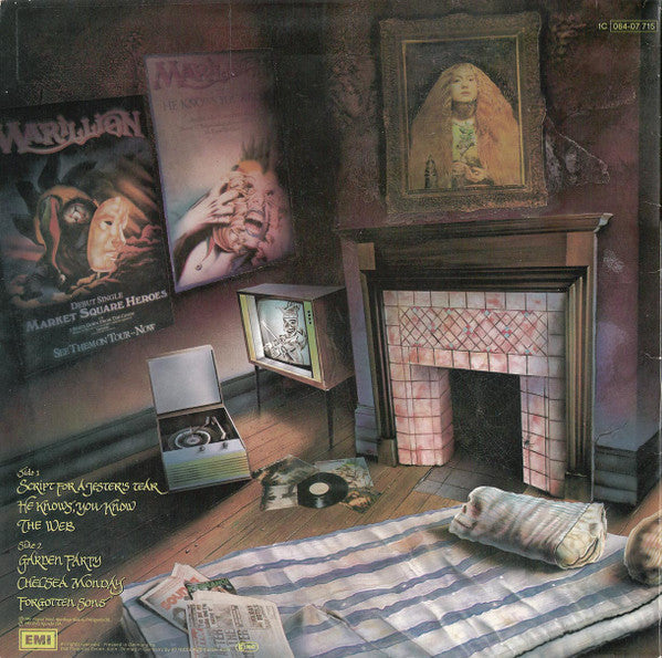 Marillion – Script For A Jester's Tear    ,  Gatefold