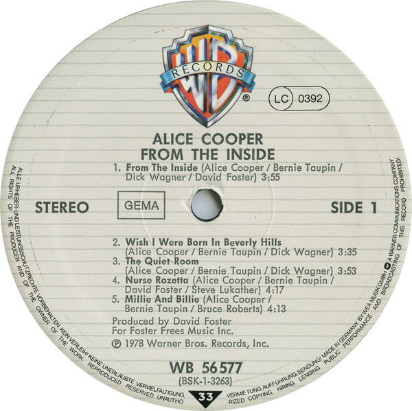 Alice Cooper  – From The Inside