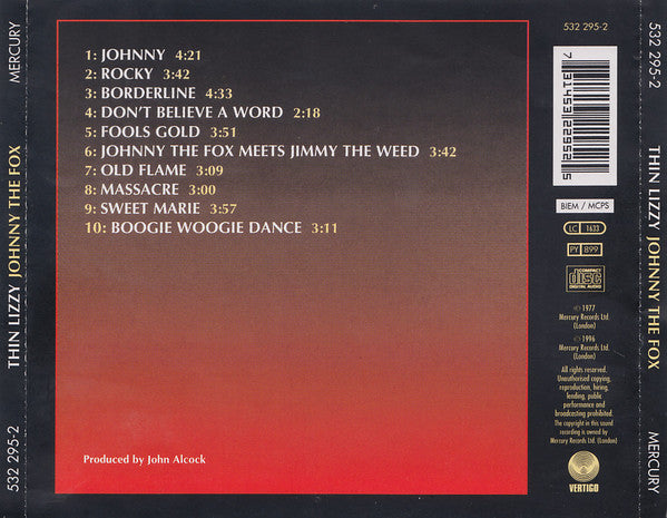 Thin Lizzy – Johnny The Fox