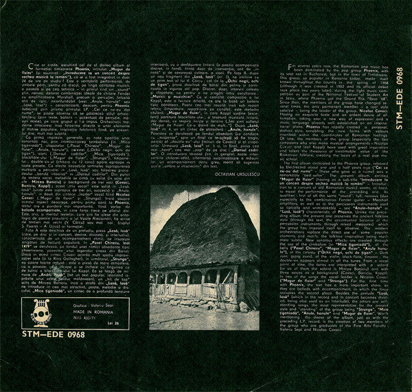 Phoenix  ‎– Mugur De Fluier   , prima editie , Gatefold