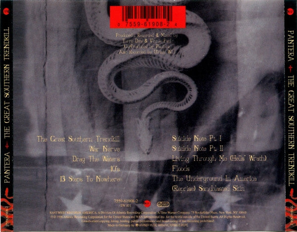 Pantera – The Great Southern Trendkill  ,  CD