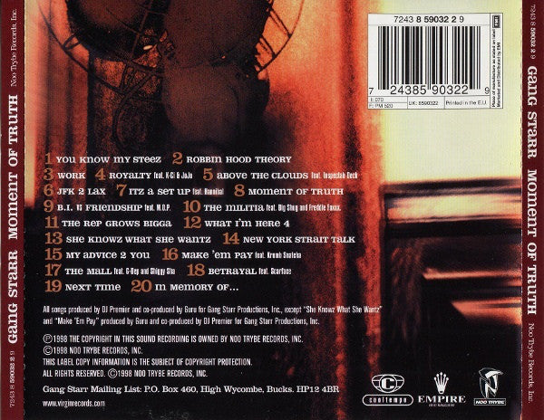 Gang Starr – Moment Of Truth