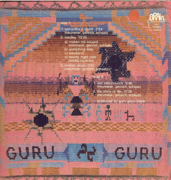 Guru Guru ‎– Guru Guru  ,  Gatefold