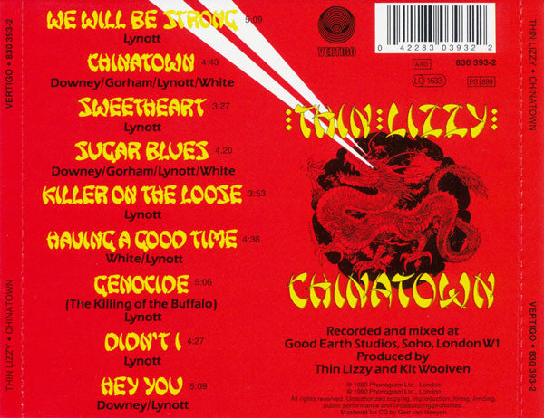 Thin Lizzy – Chinatown