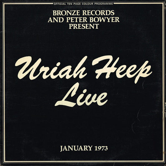 Uriah Heep – Uriah Heep Live   ,  2 × LP,  Gatefold