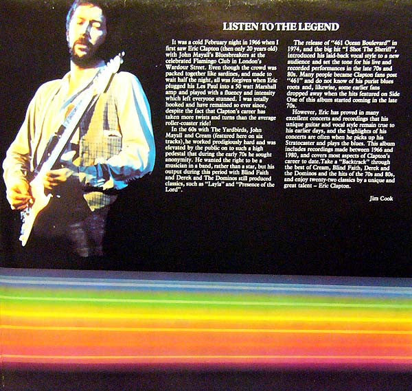 Eric Clapton – Backtrackin'   ,  2LP , Gatefold