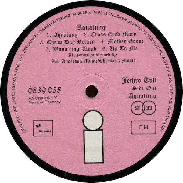 Jethro Tull – Aqualung, Textured Gatefold
