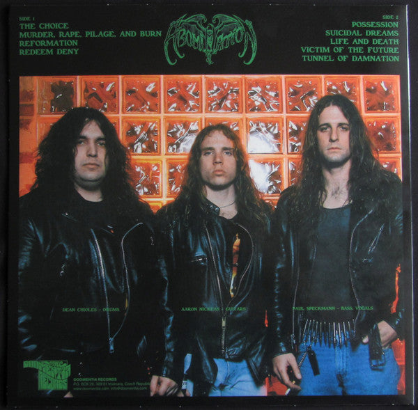 Abomination – Abomination, signed by Paul Speckmann