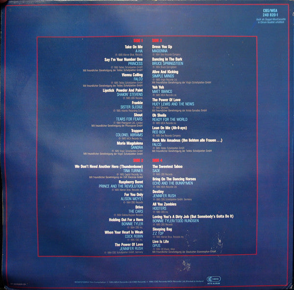 Hits 3 (Das Einmalige Doppel-Album)    , 2LP , Gatefold