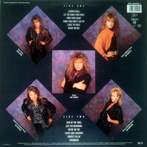 Europe – Out Of This World, 1st Press