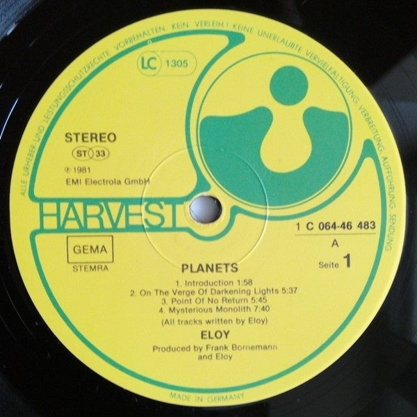 Eloy – Planets    , Gatefold