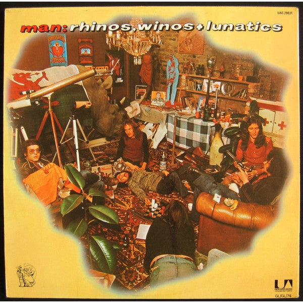 Man ‎– Rhinos, Winos, And Lunatics   ,  Gatefold