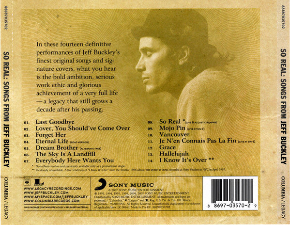 Jeff Buckley – So Real: Songs From Jeff Buckley