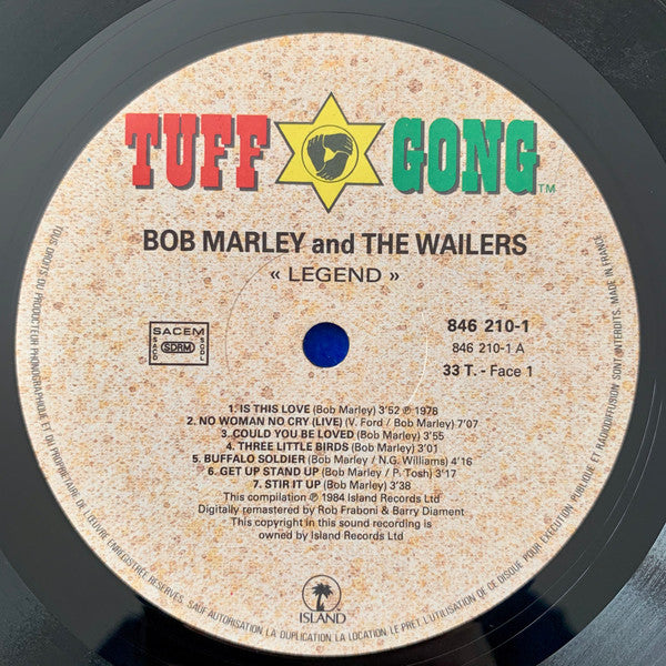 Bob Marley & The Wailers – Legend - The Best Of Bob Marley & The Wailers   , Gatefold