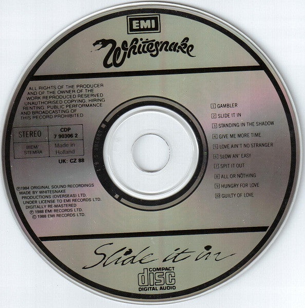 Whitesnake – Slide It In, Nou, Sigilat