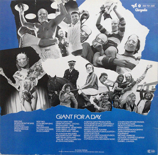 Gentle Giant ‎– Giant For A Day