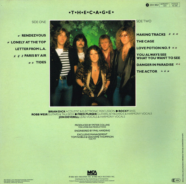 Tygers Of Pan Tang ‎– The Cage