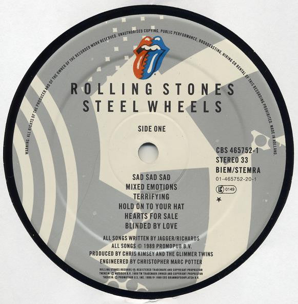 Rolling Stones* ‎– Steel Wheels