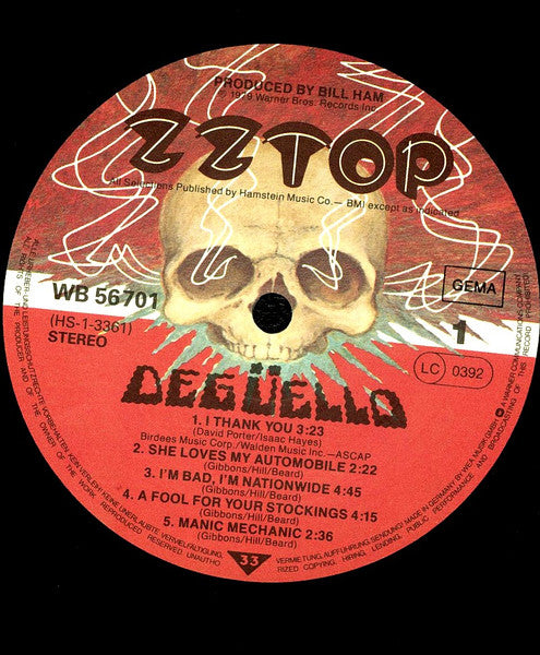ZZ Top – Degüello