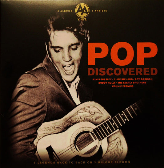 Elvis Presley, Cliff Richard, Roy Orbison, Buddy Holly, Everly Brothers, Connie Francis – Pop Discovered   3LP , trifold