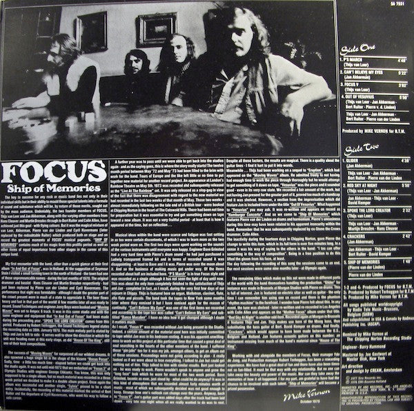 Focus  – Ship Of Memories