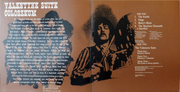 Colosseum ‎– Valentyne Suite   ,  Gatefold