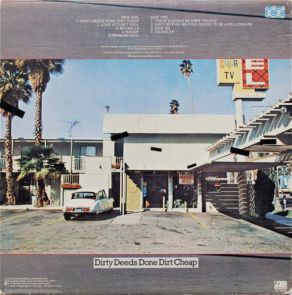 AC/DC – Dirty Deeds Done Dirt Cheap