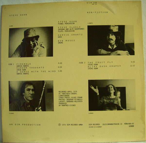 Steve Kuhn – Non-Fiction,   ECM