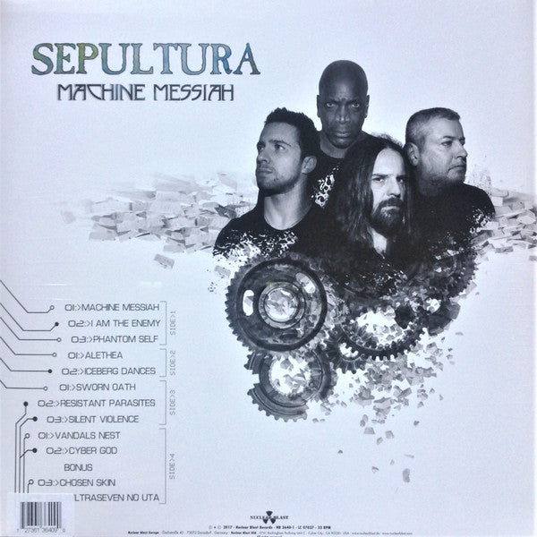 Sepultura – Machine Messiah    ,  2LP , Gatefold , Limited Edition, Clear