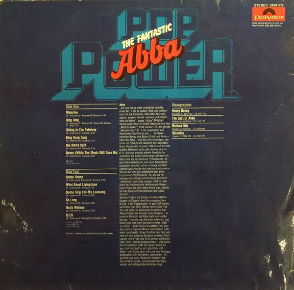 ABBA – Pop Power (The Fantastic ABBA)